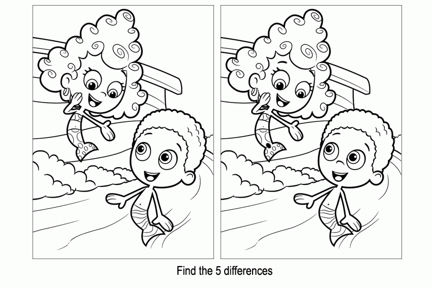 Find the differences games are instructive and braintrainers for