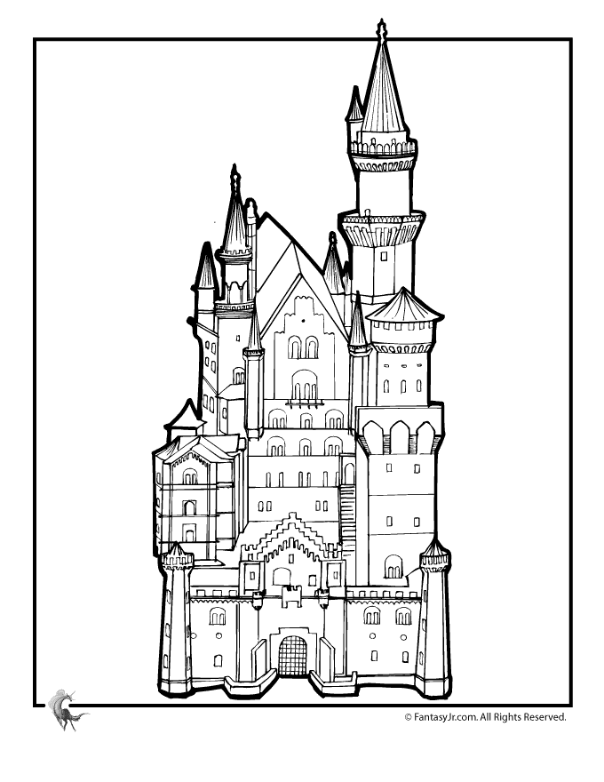 Castle Color Page