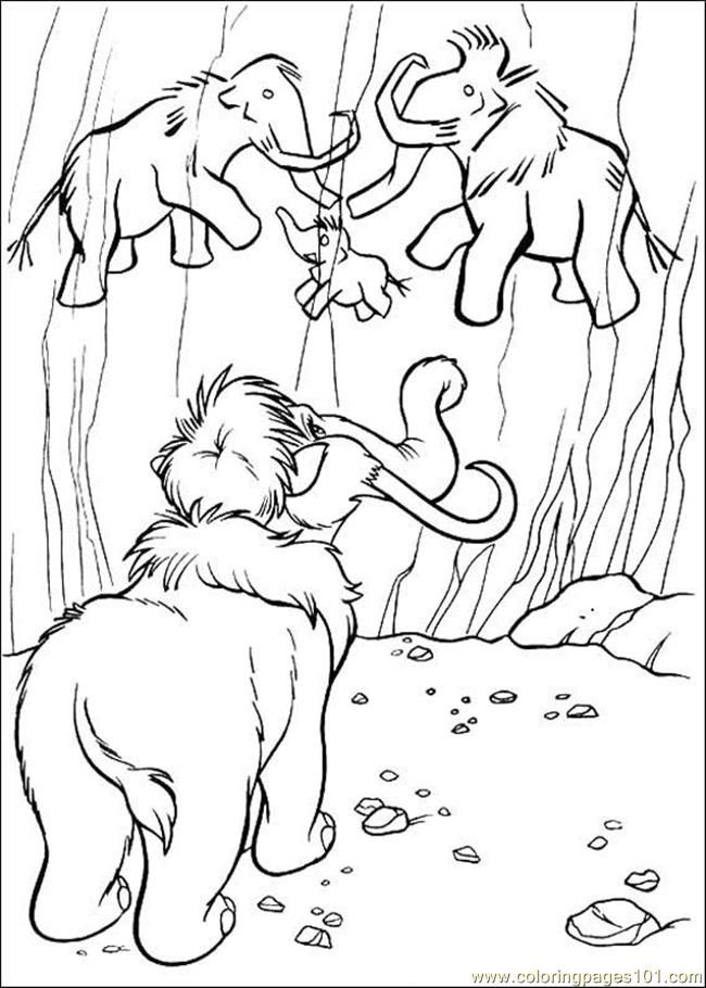Coloring Pages Ice Age 06 (Cartoons > Ice Age) - free printable