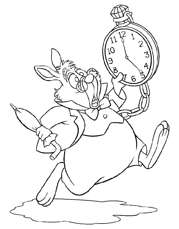 Alice in Wonderland | Free Printable Coloring Pages