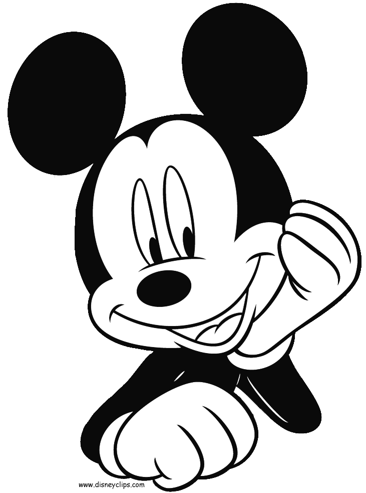 Mickey Mouse and friends Coloring Pages 2 - Disney Coloring Book