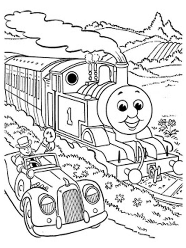 Easier Thomas And Friends Coloring Pages Inspiring | ViolasGallery.