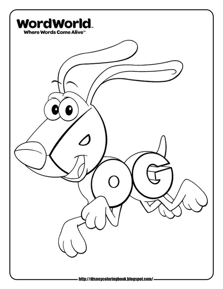 word world dog coloring pages | Coloring Pages