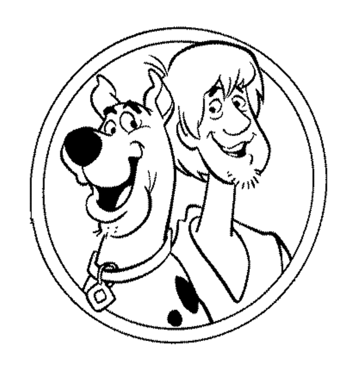 Shaggy Found Something Scooby Doo Coloring Pages - Cartoon