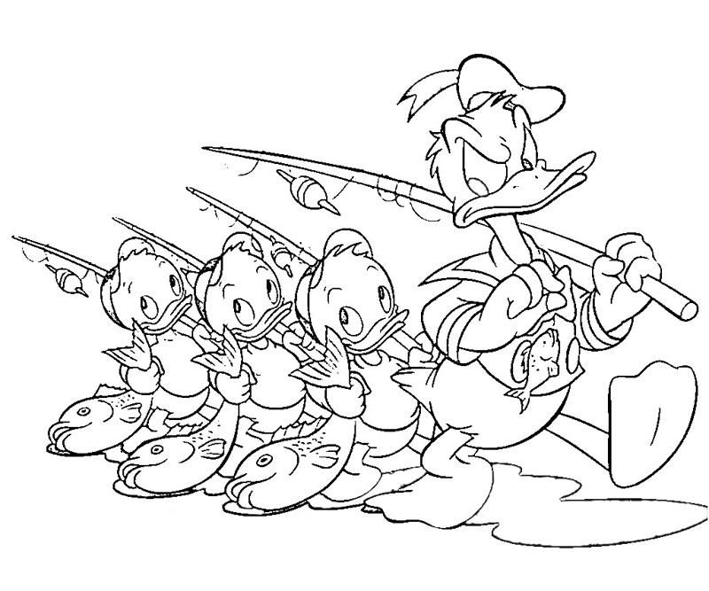 Donald Duck Coloring Pages - Free Printable Pictures Coloring