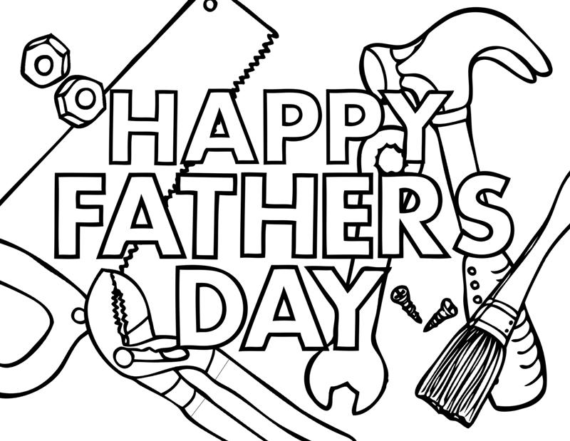fathers day coloring page « Crafting The Word Of God