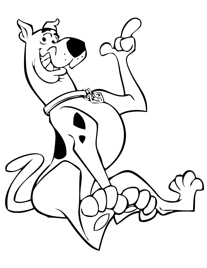 Coloring Pages Of Scooby Doo - KidsColoringSource.