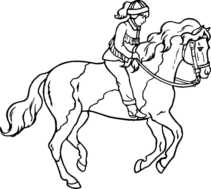 Printable Horse Coloring Pages Pictures : Coloring Kids – Free