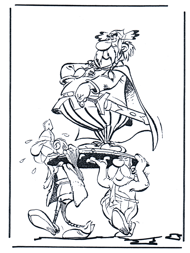 2014 Asterix coloring pages