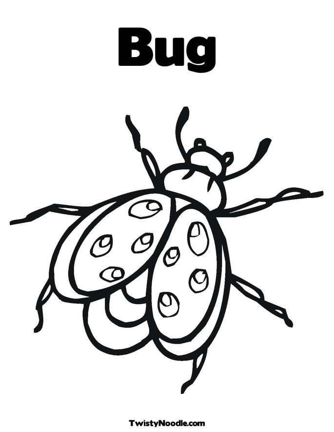 bug Colouring Pages (page 2)