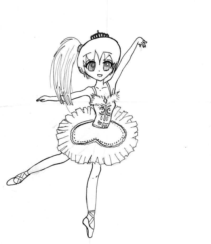 Ballerina Lineart by anime-kelsey26 on deviantART