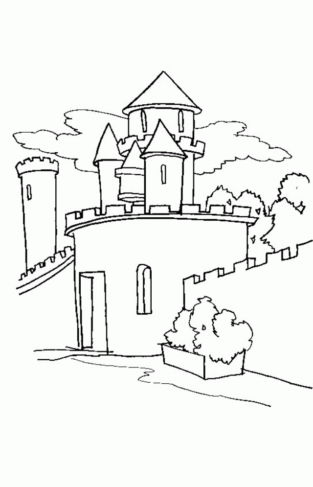 Castle Coloring Pages Printable Download Free Printable Coloring