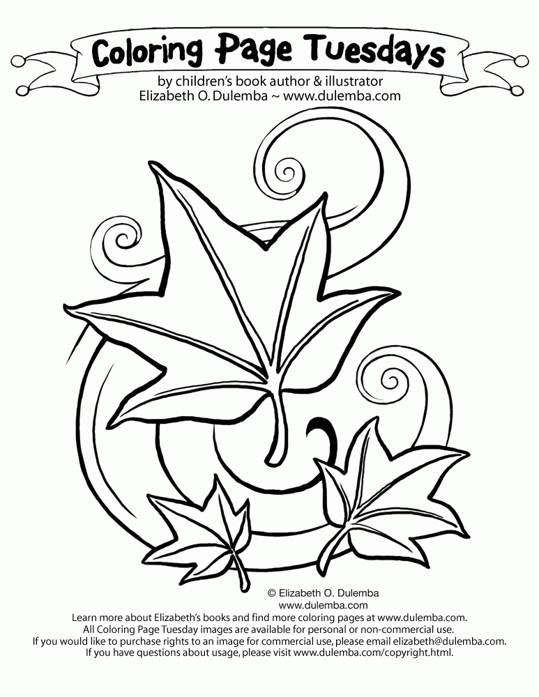 Autumn Coloring Pages For Kids - Free Printable Coloring Pages