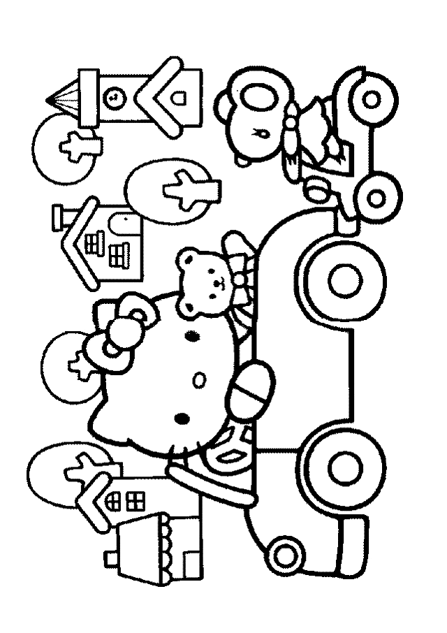 Hello Kitty Coloring Pages 21 87706 High Definition Wallpapers