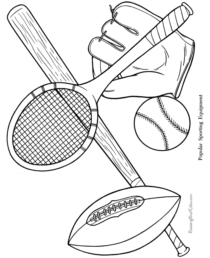 Sport Coloring Pages For Kids | Coloring Pages For Kids | Kids