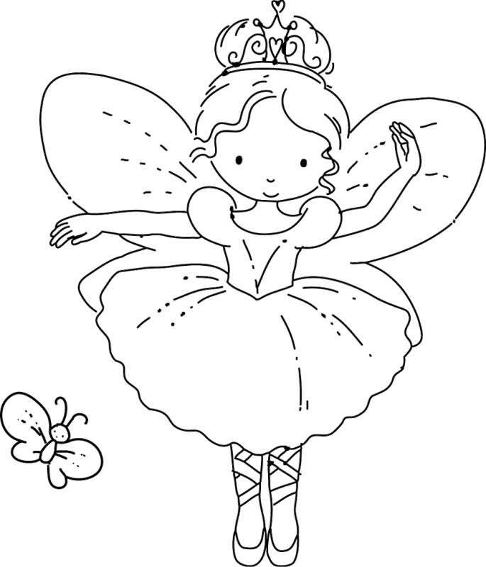 Free Printable Fairy Coloring Pages | Best Coloring Pages