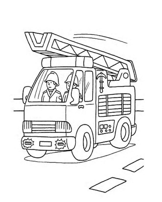 Printable Firefighter Coloring Pages | Coloring Me