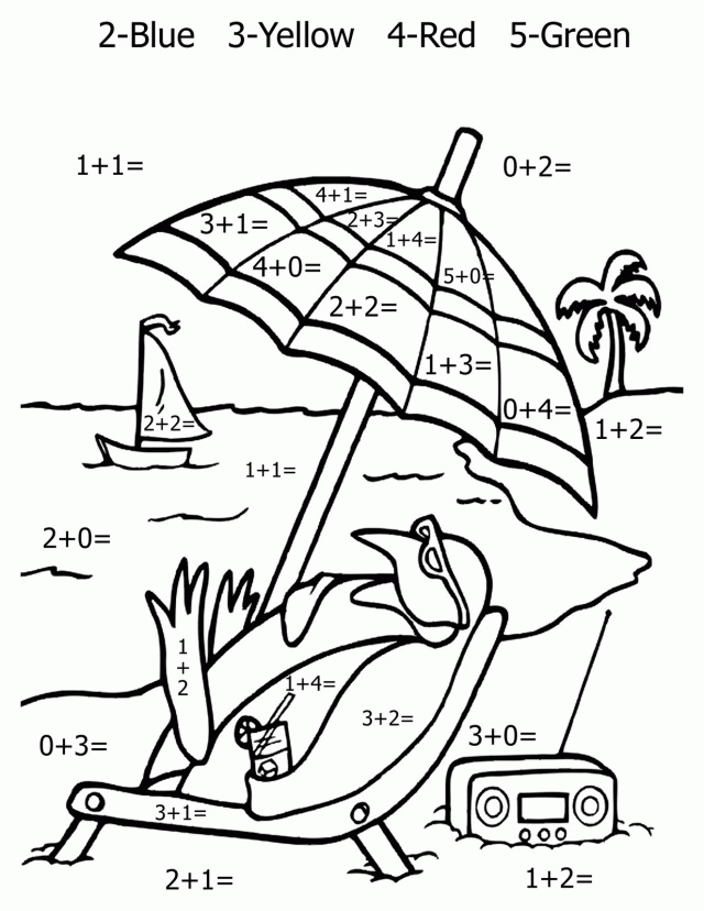 Math Coloring Pages Free Coloring Pages For Kids 137027 Addition
