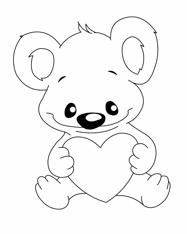 Home Valentines Day Koala Bear And Heart