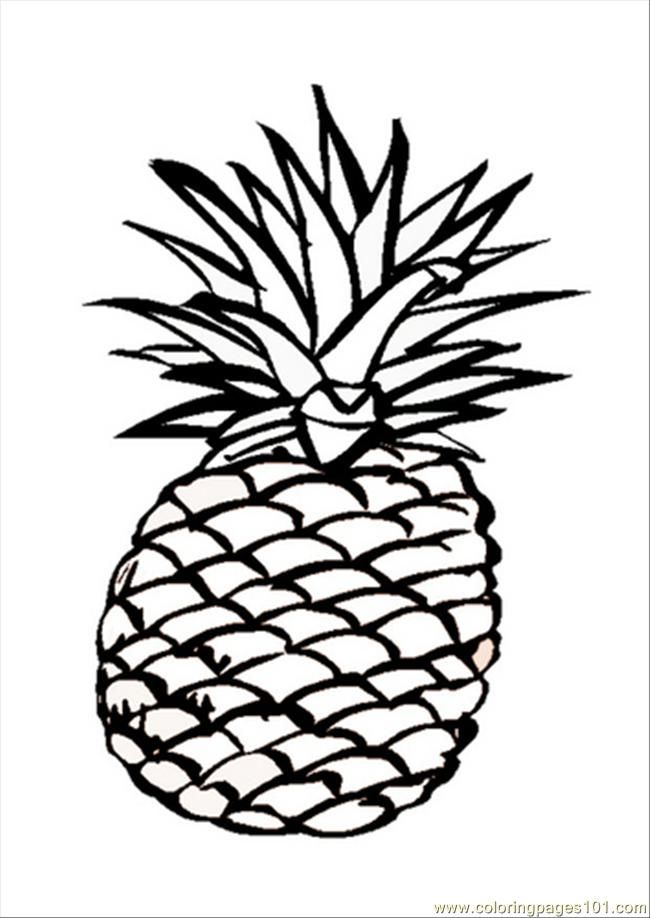 Pineapple Coloring Page | Clipart Panda - Free Clipart Images
