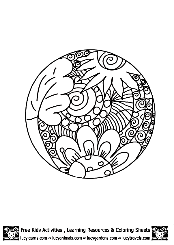 Advanced Coloring Pages For Adults - Free Printable Coloring Pages