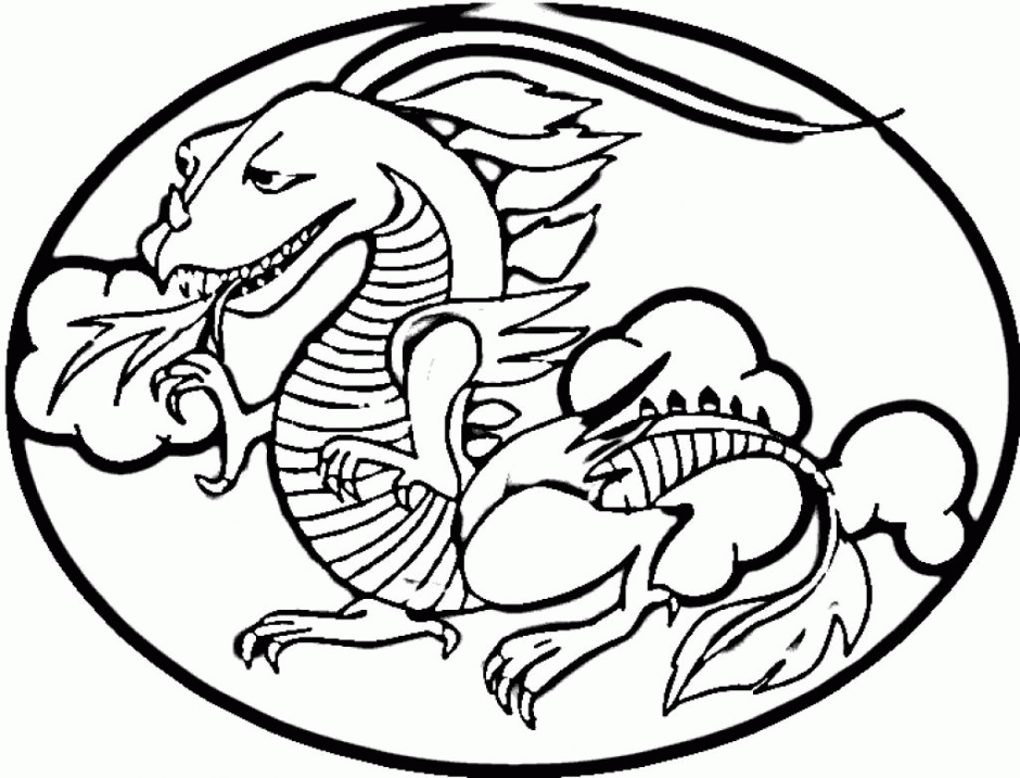 Printable Chinese Dragon Coloring Pages Free Coloring Pages For