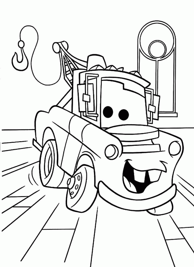 Cars Disney Car Coloring Pages Printable Coloring Book Ideas