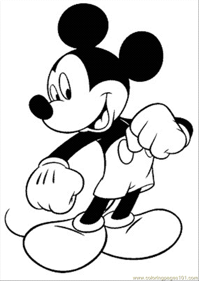 Mickey mouse coloring pages free printable | coloring pages for