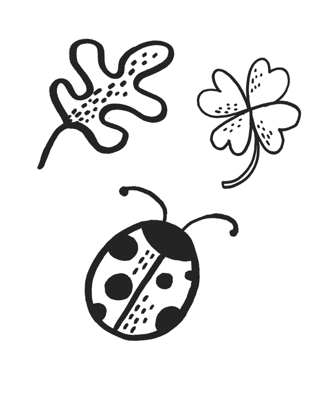 Lady Bug Coloring Pages