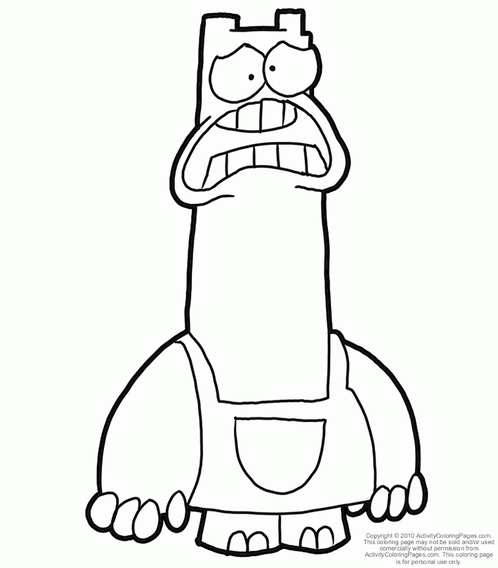 Chowder Cartoon Coloring Pages