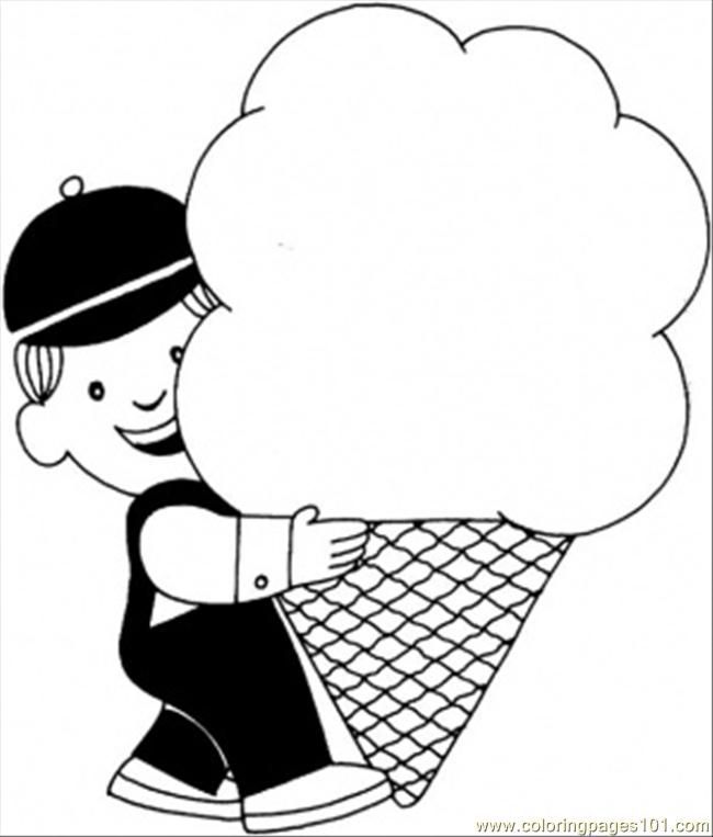 Coloring Pages With Ice Cream Coloring Page (Food & Fruits