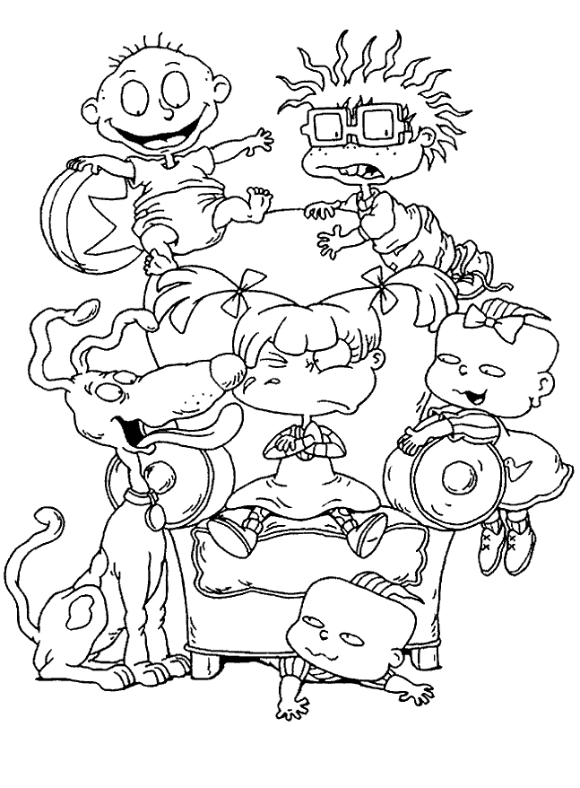 Rugrats Coloring Pages To Page Tattoo Page 3