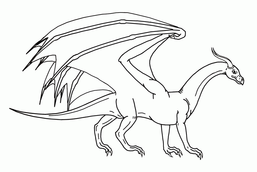 Flying Dragon Outline Images & Pictures - Becuo
