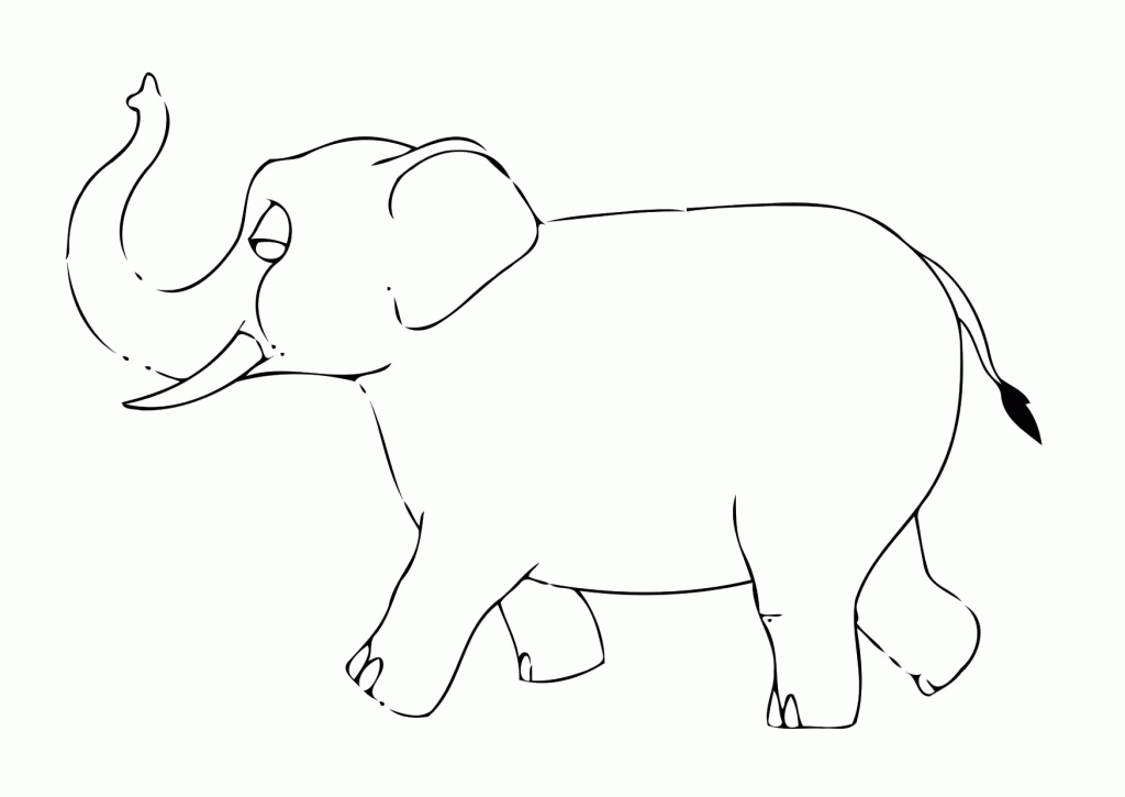 Elephant Coloring Page - Free Coloring Pages For KidsFree Coloring