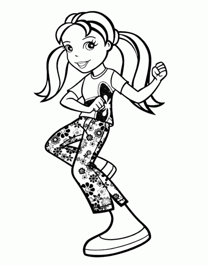 Polly Pocket Coloring Pages : Polly Pocket Pretty Was Singing