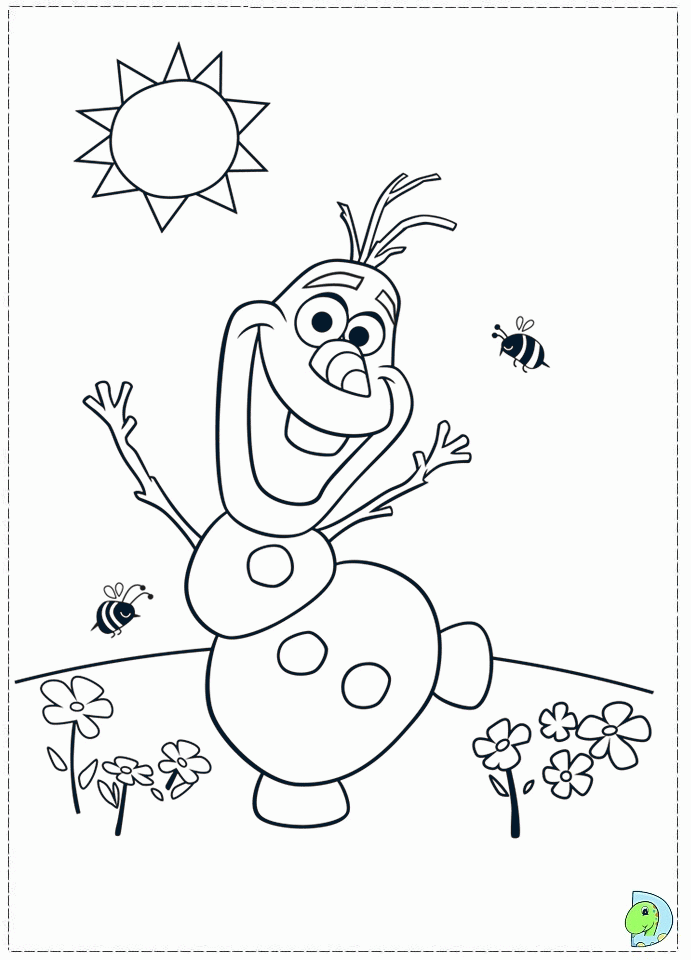 Frozen Character Coloring Pages – Olaf | Free Coloring Pages