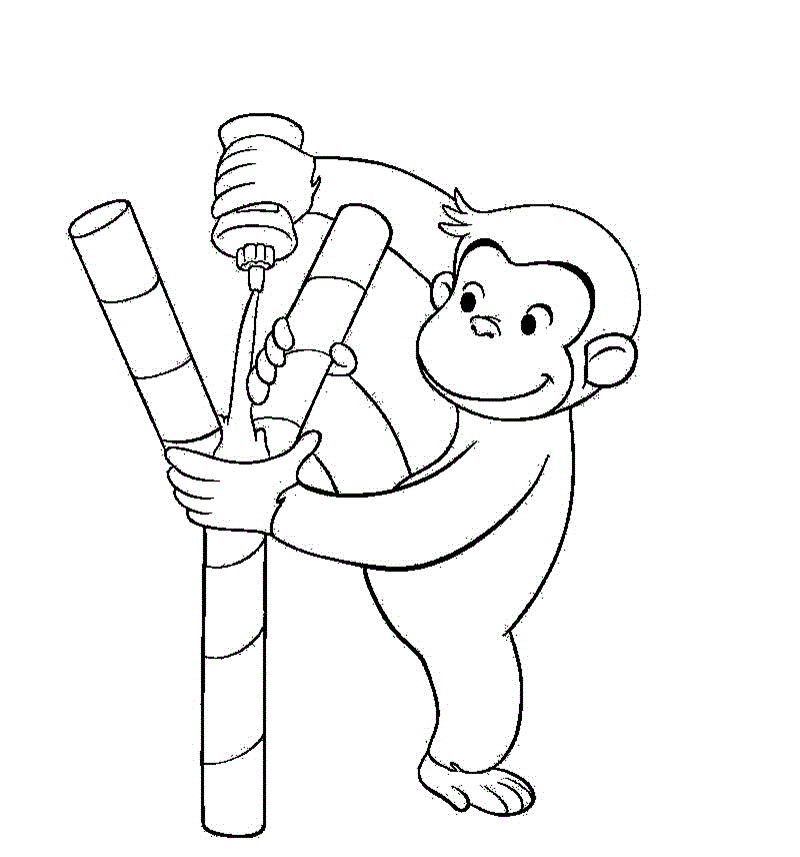 Coloring Online Curious George | Free Coloring Online