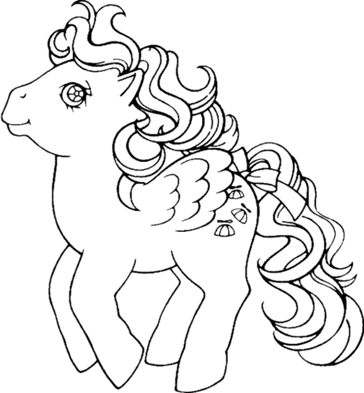 Coloring Pages For My Little Pony | Cartoon Characters Coloring
