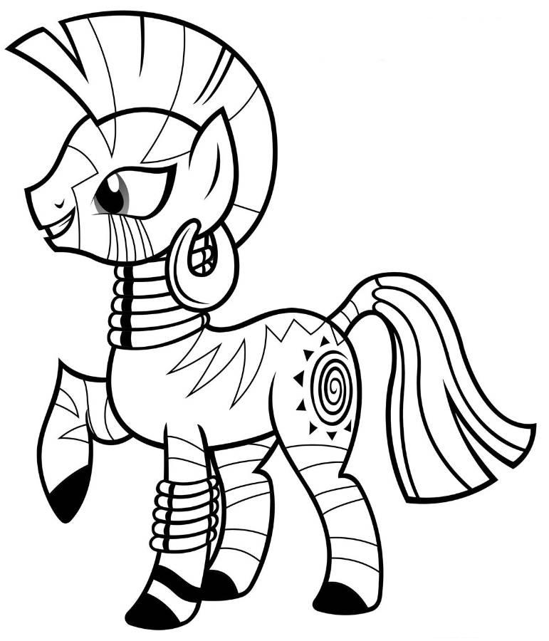Print My Little Pony Coloring Pages Zecora or Download My Little