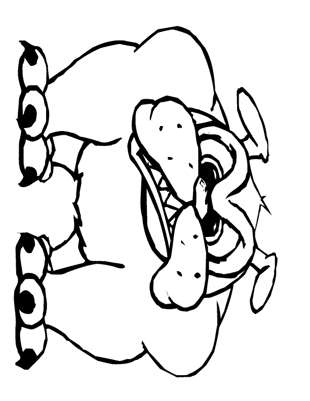 Cartoon Puppy Coloring Pages - Free Printable Coloring Pages