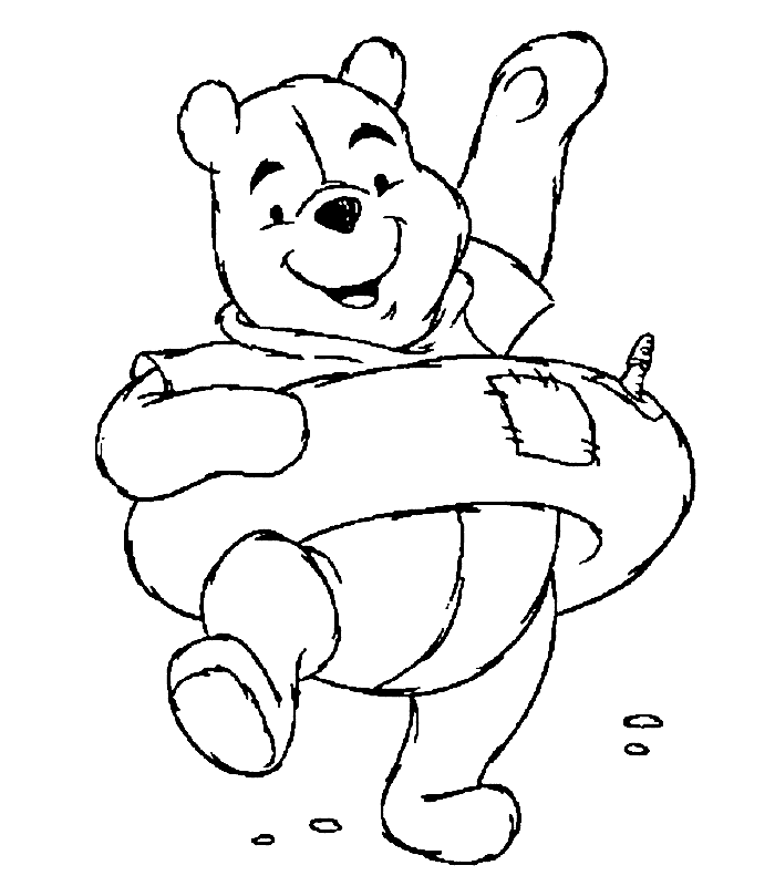 Winnie The Pooh Printable Coloring Pages 5 | Free Printable
