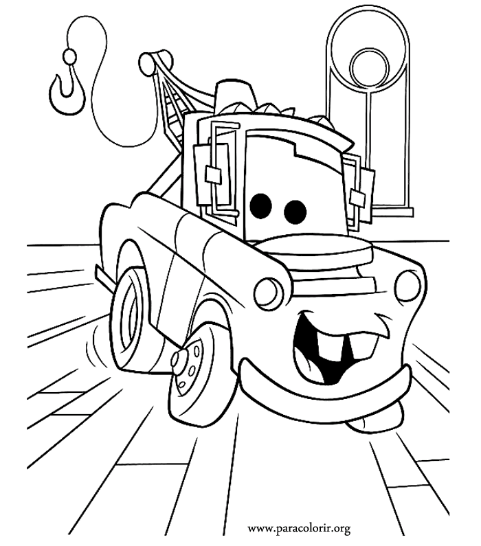 Cars Movie Coloring Pages