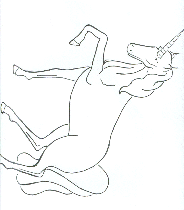 Unicorn Coloring Pages For Kids Print And Color The Pictures