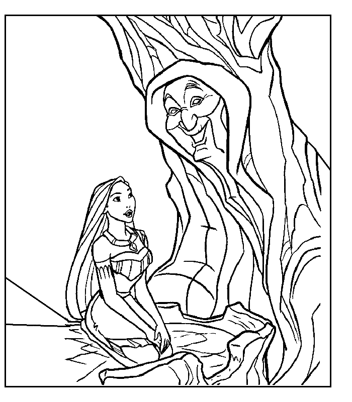 Pocahontas Coloring Pages