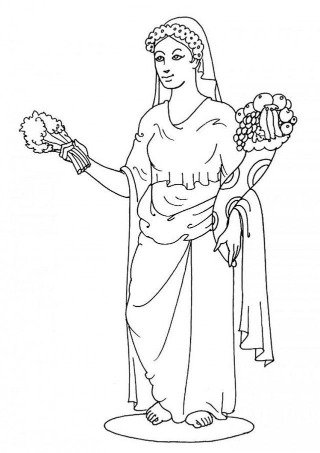 Aphrodite Coloring Pages Coloring Book Area Best Source For 144900