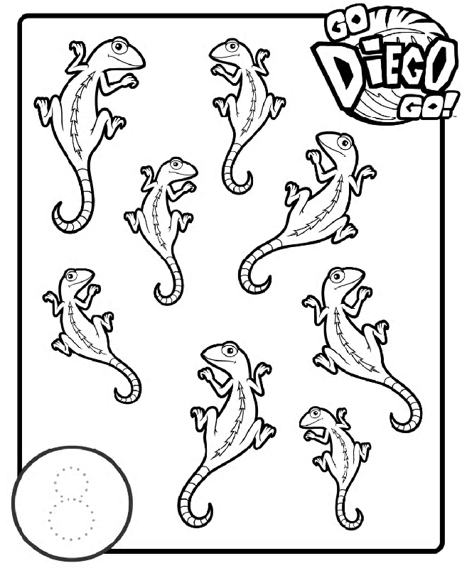 Diego, Go Diego GoColoring Pages 16 | Free Printable Coloring