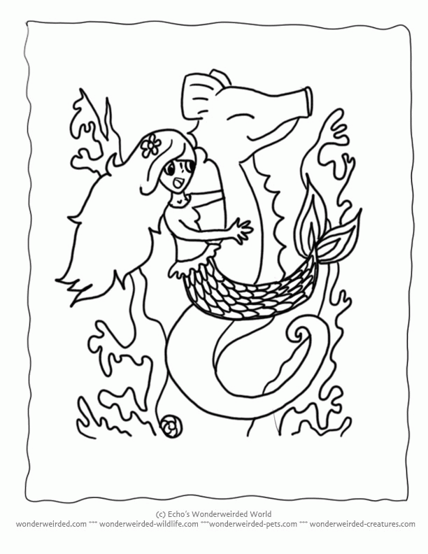 On Seahorse Coloring Pageshtml Free Ocean Coloring Pages To Print