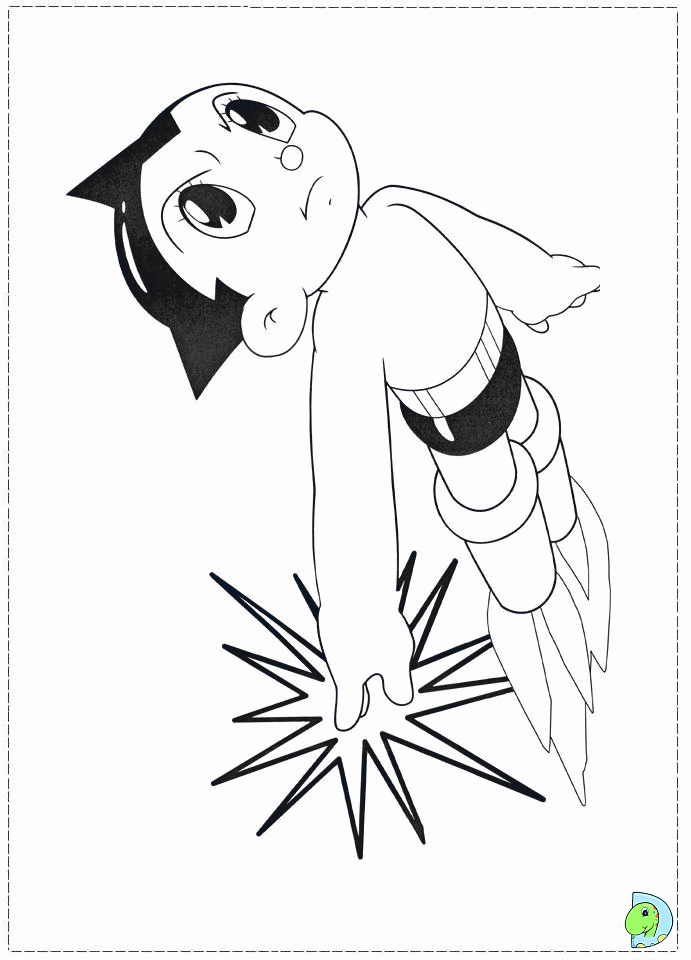 Astro Boy Coloring Pages | Pictxeer