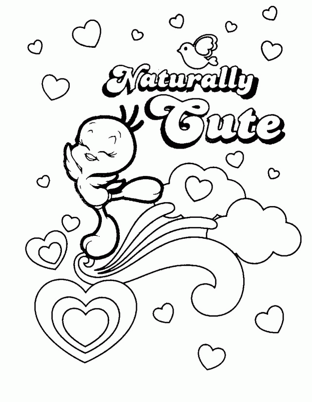 Free Printable Tweety Bird Coloring Pages For Kids Drawing And