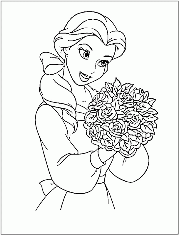 Coloring Pages Of Disney Princesses |